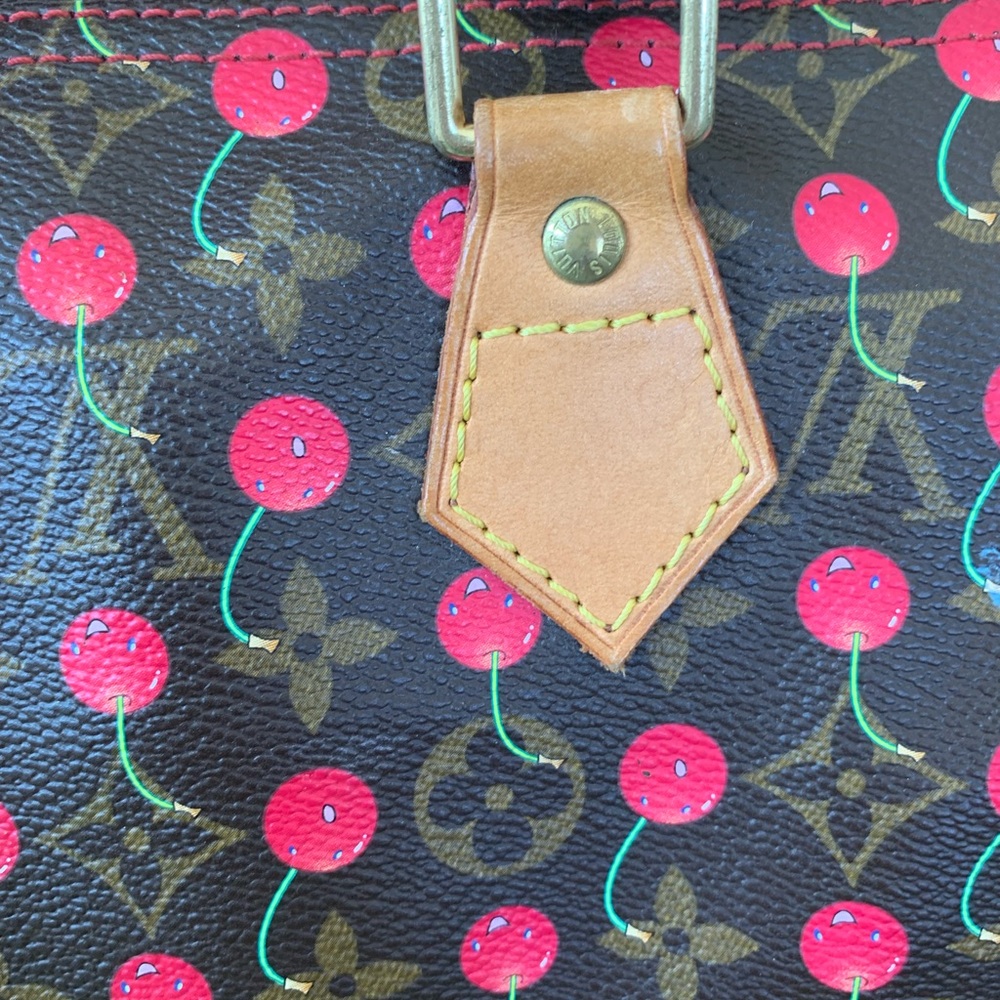 LOUIS VUITTON 🍒 Speedy 25 Monogram Cerises Cherry 🍒 - Picture 12 of 17